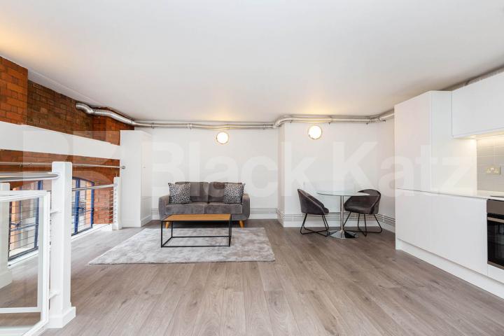 Spacious one bedroom mezzanine property set in a warehouse conversion Dove Road, Canonbury / Islington